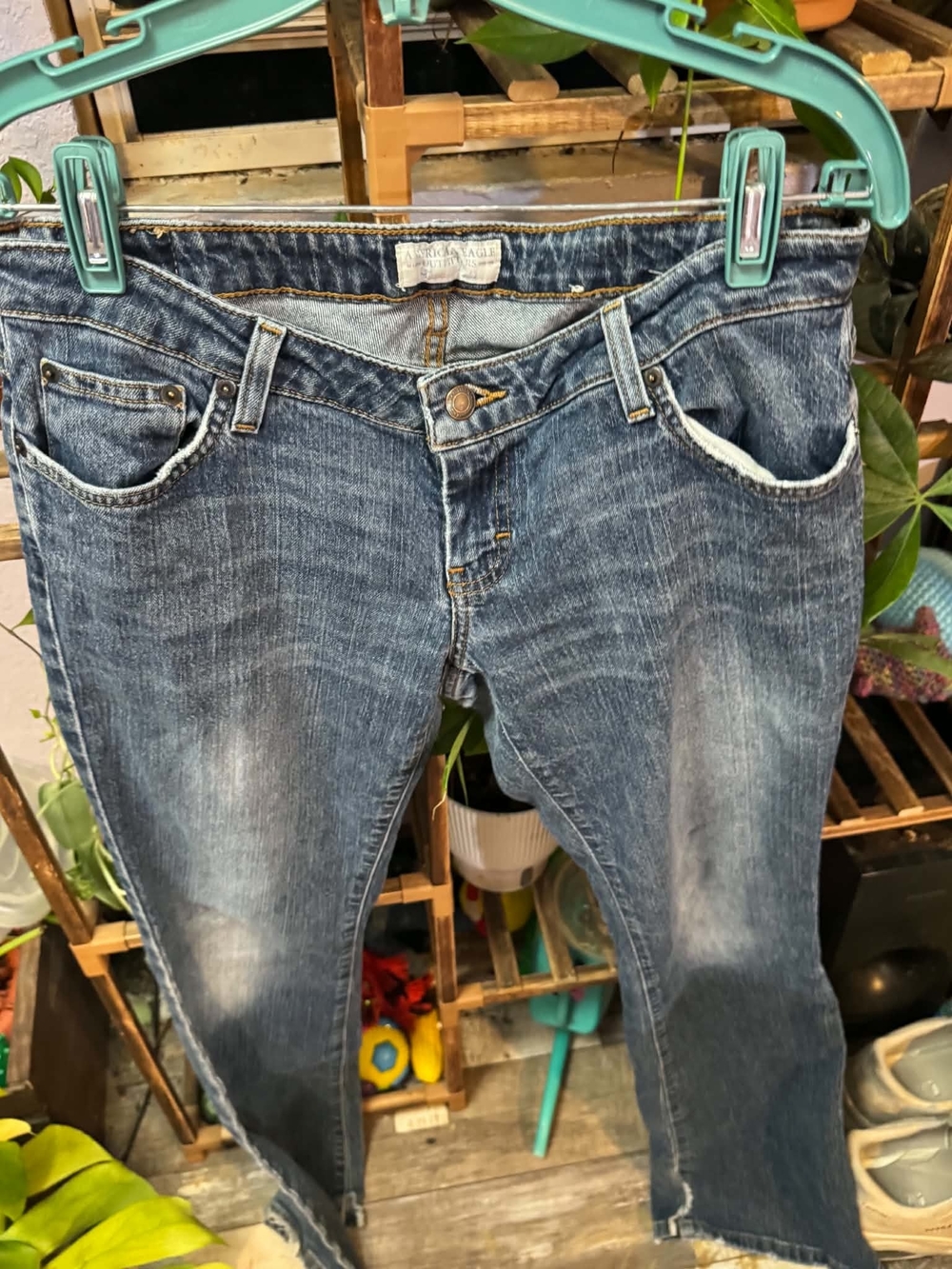 American Eagle Outfitters Women's Blue Bootcut Jeans